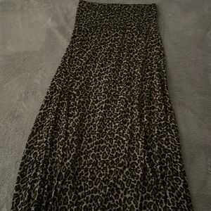 Lularoe leopard maxi skirt